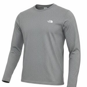 The‎ North Face Gray Long Sleeve Men's Tee - Size Small - Slim Fit - B22